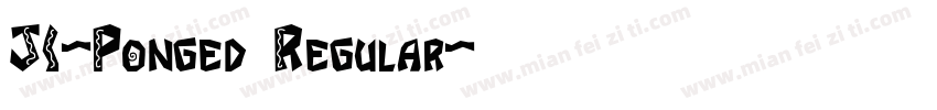 JI-Ponged Regular字体转换